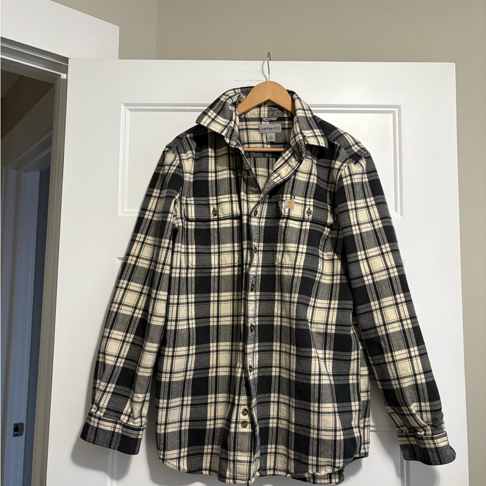 Carhartt Plaid Flannel Men's Shirt L